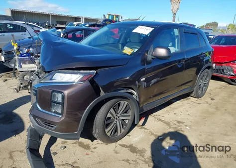 2020 Mitsubishi Outlander Sport 2.0 Es из США, поврежденный, VIN JA4AP3AU0LU017939